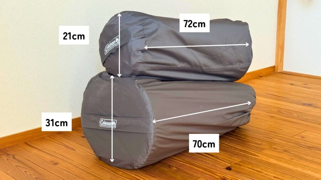 コールマン(Coleman) エアーマット キャンパーインフレーターマット シングルIII 2000032354 コールマン キャンパーインフレーターマットダブル 自動膨張式 エアー